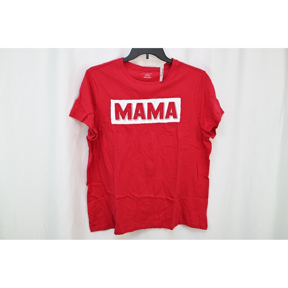The Children's Place Mama Red Graphic T-Shirt XXL NWT Women's Short Sleeve Tee